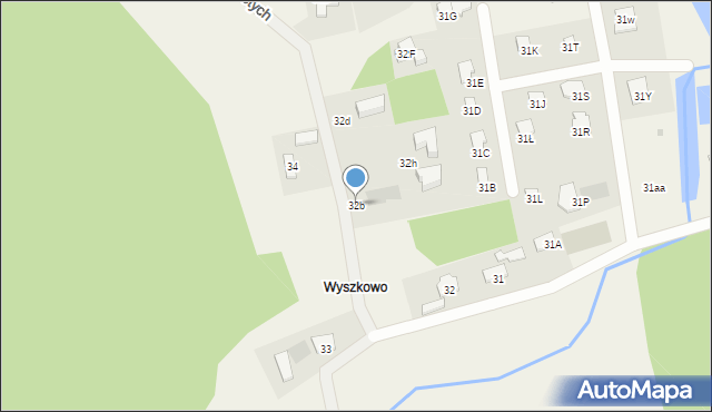 Łupstych, Łupstych, 32b, mapa Łupstych