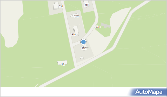 Łupstych, Łupstych, 33K, mapa Łupstych
