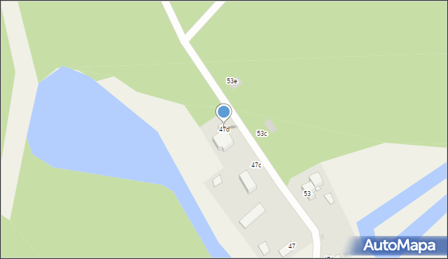 Łupstych, Łupstych, 47d, mapa Łupstych