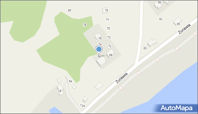 Łupstych, Łupstych, 70, mapa Łupstych