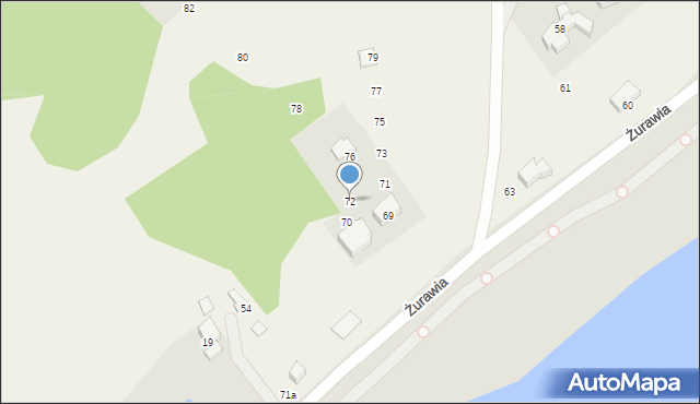 Łupstych, Łupstych, 72, mapa Łupstych