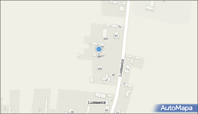 Lusławice, Lusławice, 48b, mapa Lusławice