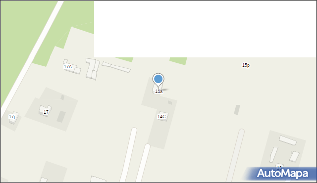 Łuszczów Drugi, Łuszczów Drugi, 14a, mapa Łuszczów Drugi