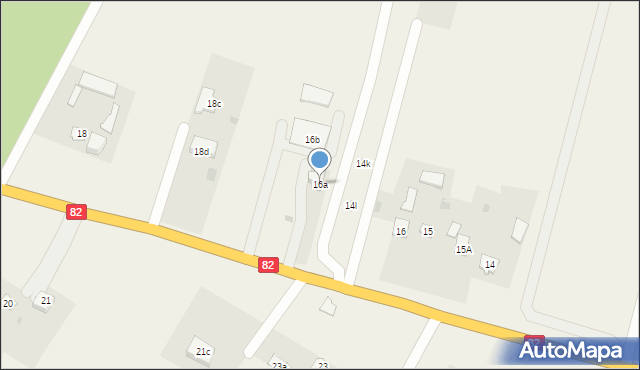 Łuszczów Drugi, Łuszczów Drugi, 16a, mapa Łuszczów Drugi