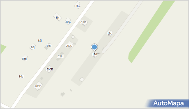 Łuszczów Drugi, Łuszczów Drugi, 19d, mapa Łuszczów Drugi