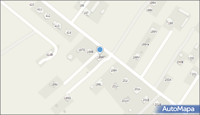 Łuszczów Pierwszy, Łuszczów Pierwszy, 199A, mapa Łuszczów Pierwszy