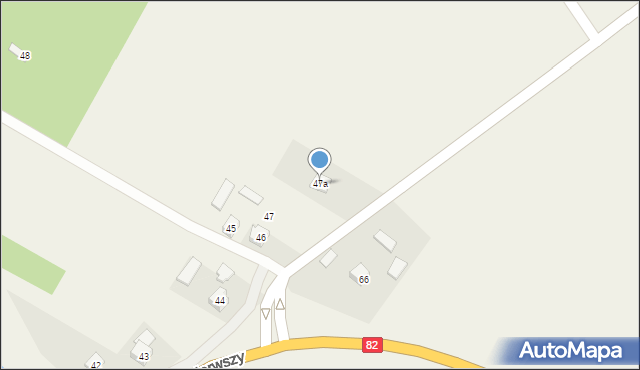 Łuszczów Pierwszy, Łuszczów Pierwszy, 47a, mapa Łuszczów Pierwszy