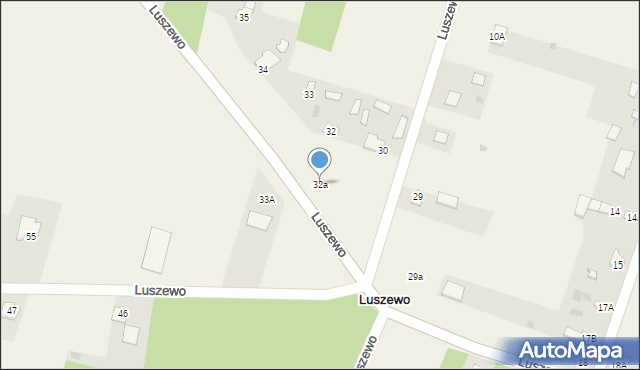 Luszewo, Luszewo, 32a, mapa Luszewo