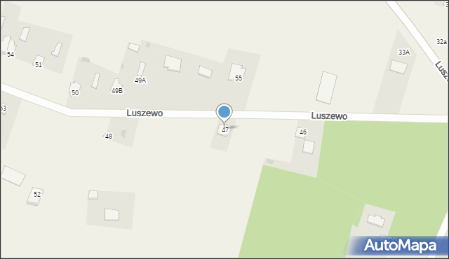 Luszewo, Luszewo, 47, mapa Luszewo