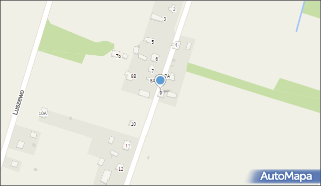 Luszewo, Luszewo, 9, mapa Luszewo