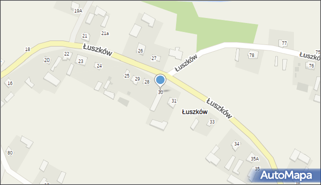 Łuszków, Łuszków, 30, mapa Łuszków