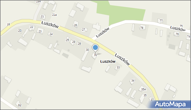 Łuszków, Łuszków, 31, mapa Łuszków