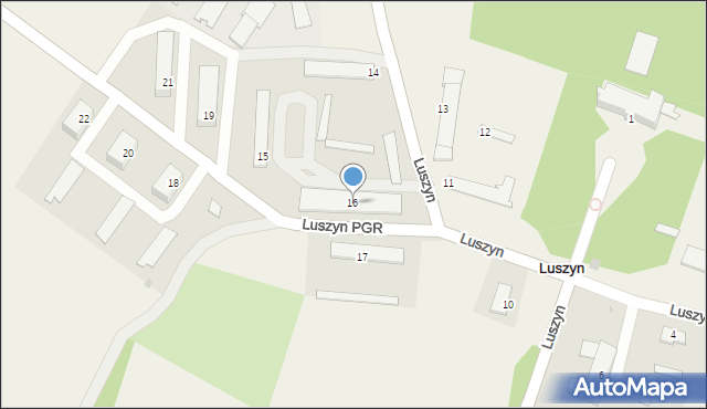Luszyn, Luszyn, 16, mapa Luszyn