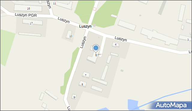 Luszyn, Luszyn, 6, mapa Luszyn