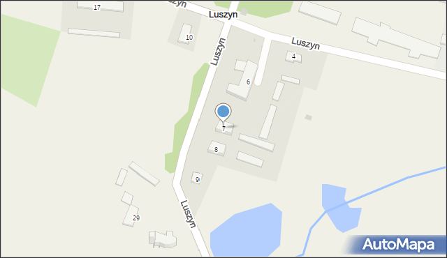 Luszyn, Luszyn, 7, mapa Luszyn