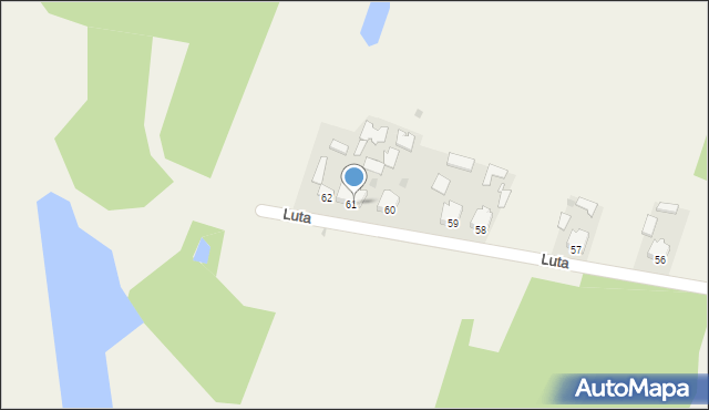 Luta, Luta, 61A, mapa Luta