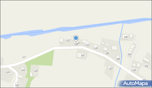 Lutcza, Lutcza, 114, mapa Lutcza