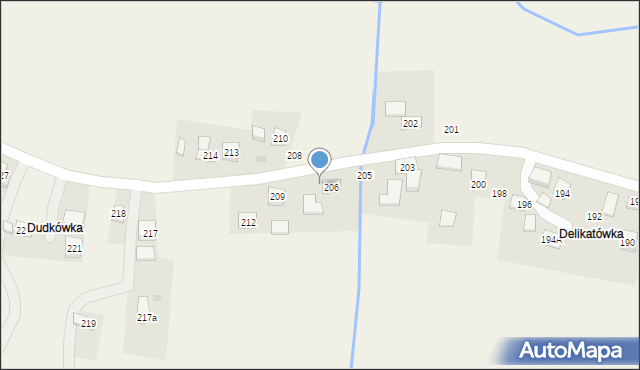 Lutcza, Lutcza, 207, mapa Lutcza