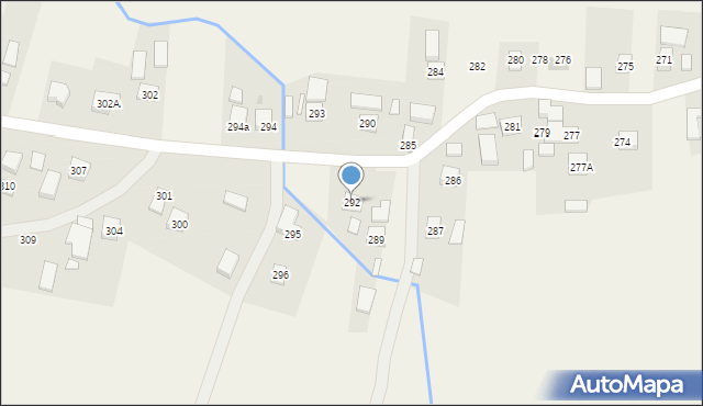 Lutcza, Lutcza, 292, mapa Lutcza