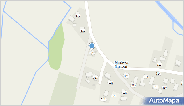 Lutcza, Lutcza, 328, mapa Lutcza