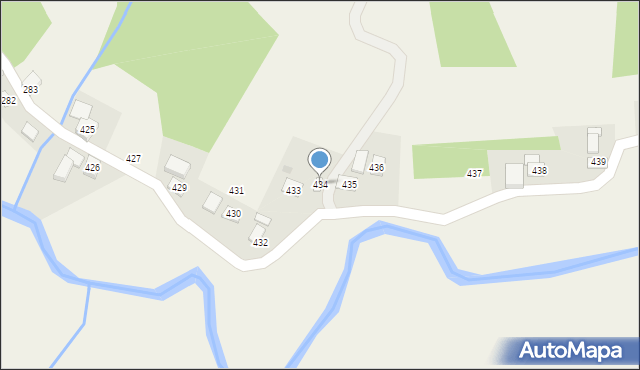 Lutcza, Lutcza, 434, mapa Lutcza