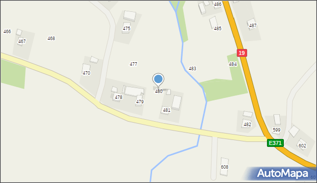 Lutcza, Lutcza, 480, mapa Lutcza