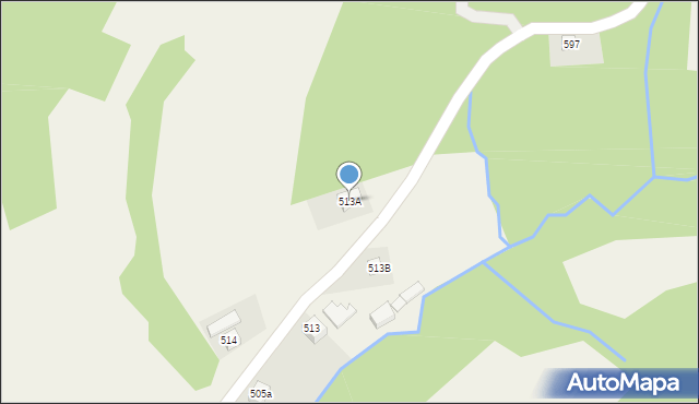 Lutcza, Lutcza, 513A, mapa Lutcza