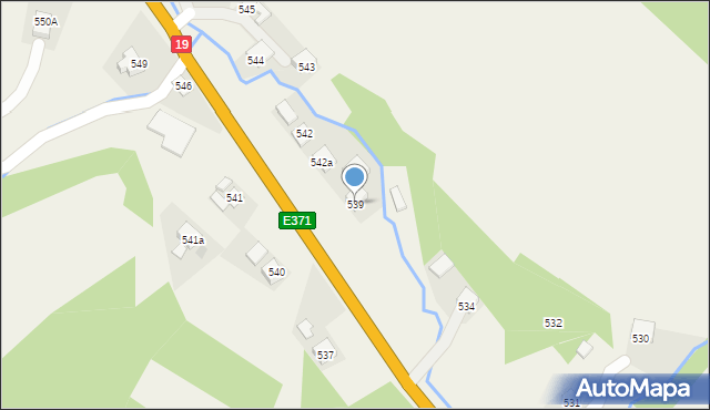 Lutcza, Lutcza, 539, mapa Lutcza