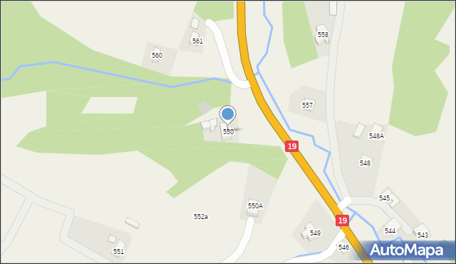 Lutcza, Lutcza, 550, mapa Lutcza
