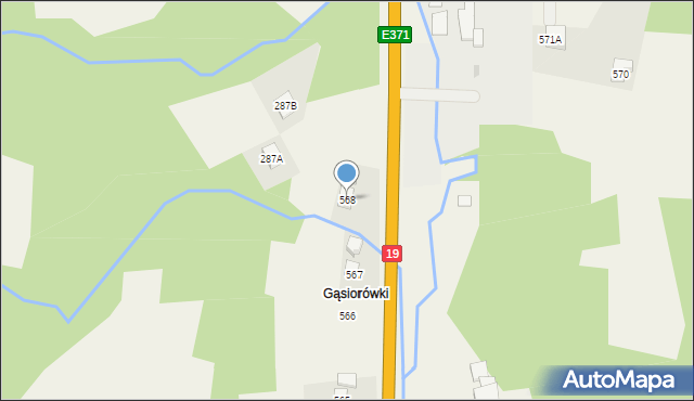 Lutcza, Lutcza, 568, mapa Lutcza