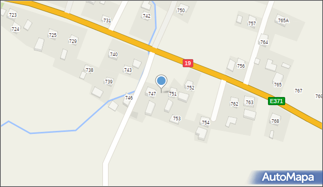 Lutcza, Lutcza, 749, mapa Lutcza