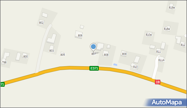 Lutcza, Lutcza, 807, mapa Lutcza