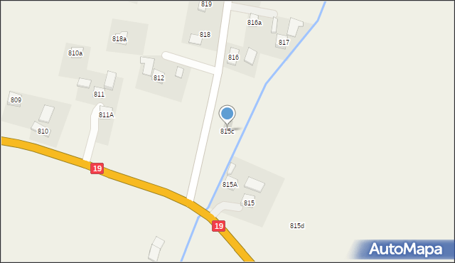 Lutcza, Lutcza, 815c, mapa Lutcza