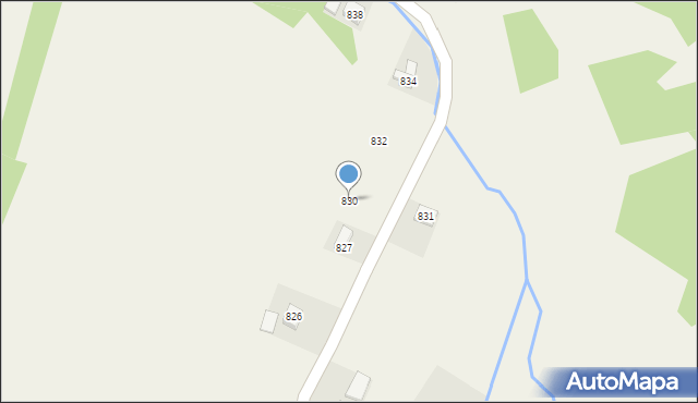 Lutcza, Lutcza, 830, mapa Lutcza