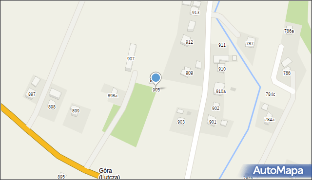 Lutcza, Lutcza, 905, mapa Lutcza