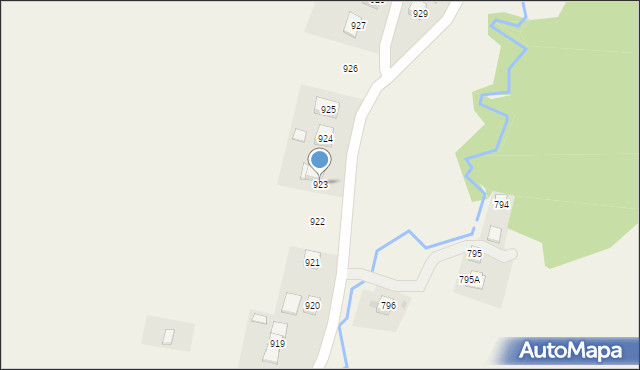 Lutcza, Lutcza, 923, mapa Lutcza