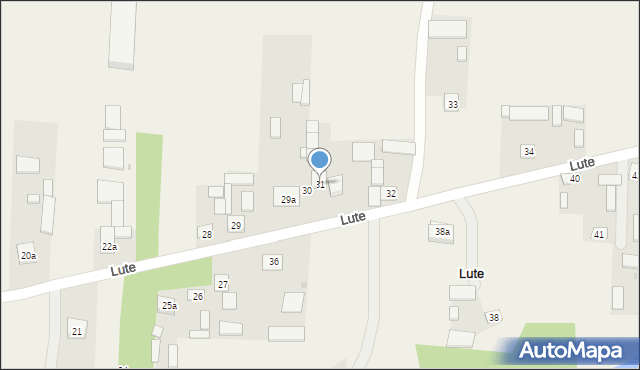 Lute, Lute, 31, mapa Lute