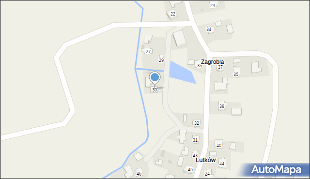 Lutków, Lutków, 30, mapa Lutków