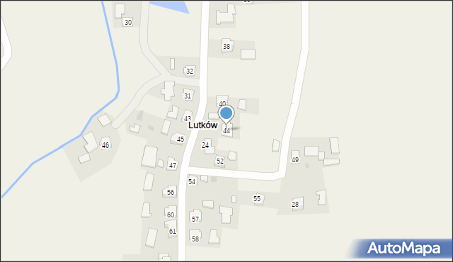 Lutków, Lutków, 44, mapa Lutków