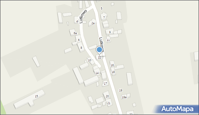 Lutkowo, Lutkowo, 12, mapa Lutkowo