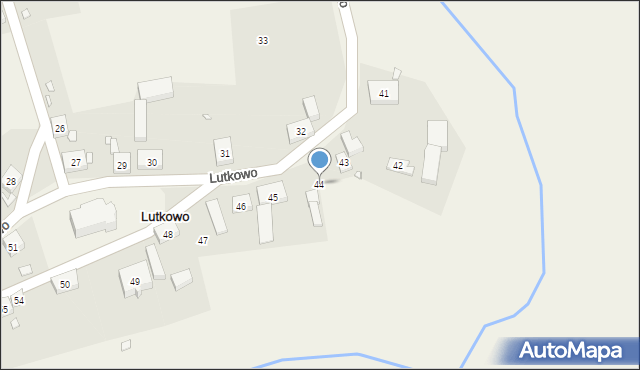 Lutkowo, Lutkowo, 44, mapa Lutkowo