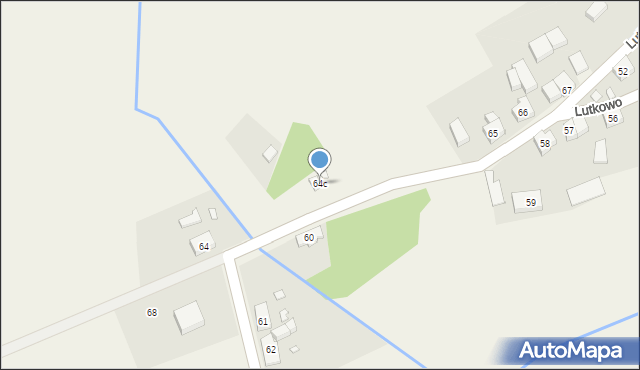 Lutkowo, Lutkowo, 64c, mapa Lutkowo