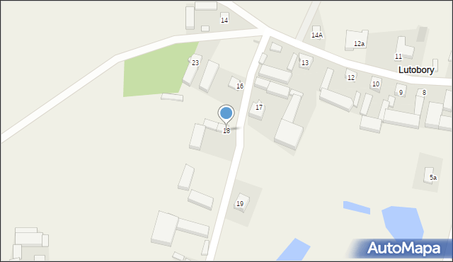 Lutobory, Lutobory, 18, mapa Lutobory