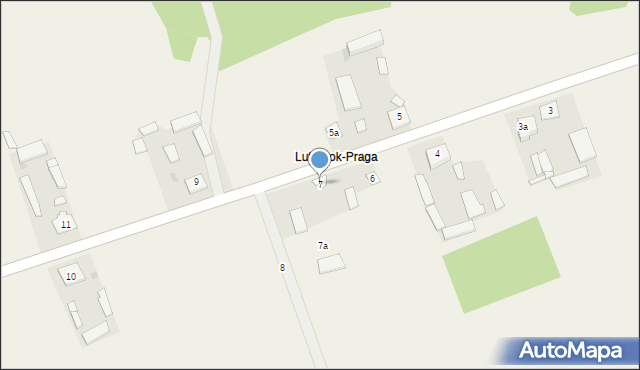 Lutobrok, Lutobrok, 7, mapa Lutobrok