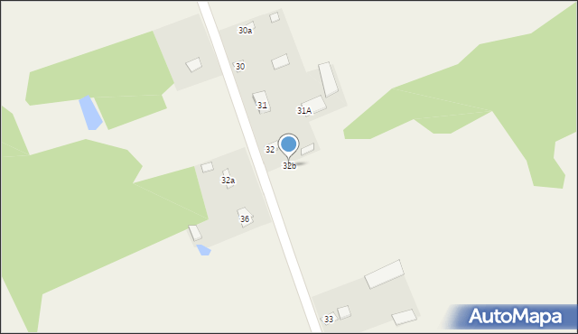 Lutobrok-Folwark, Lutobrok-Folwark, 32b, mapa Lutobrok-Folwark