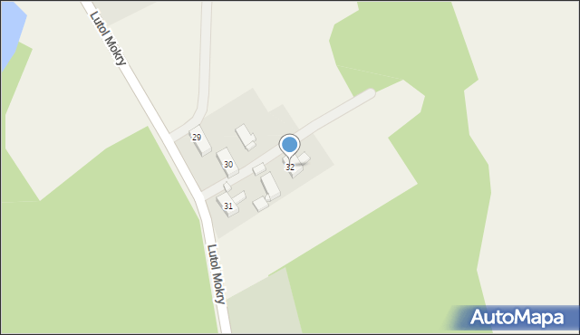 Lutol Mokry, Lutol Mokry, 32, mapa Lutol Mokry