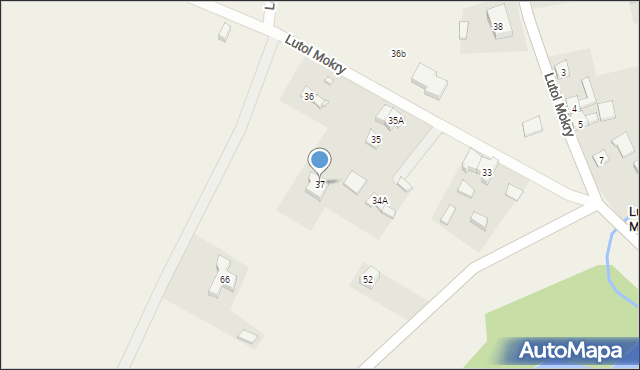 Lutol Mokry, Lutol Mokry, 37, mapa Lutol Mokry