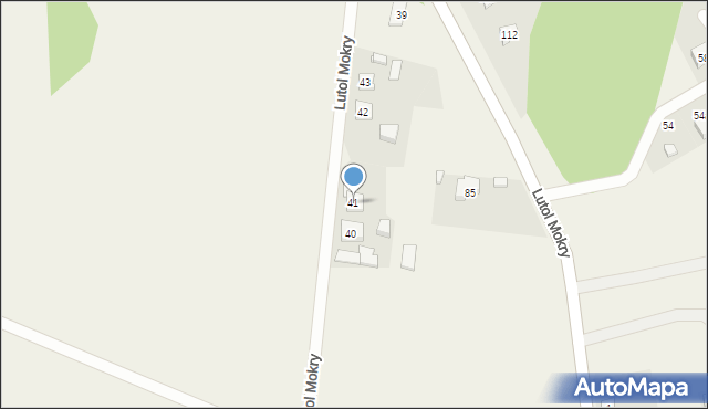Lutol Mokry, Lutol Mokry, 41, mapa Lutol Mokry