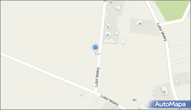 Lutol Mokry, Lutol Mokry, 46c, mapa Lutol Mokry