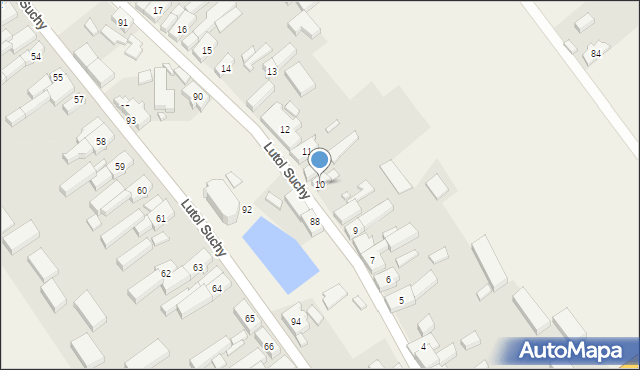 Lutol Suchy, Lutol Suchy, 10, mapa Lutol Suchy